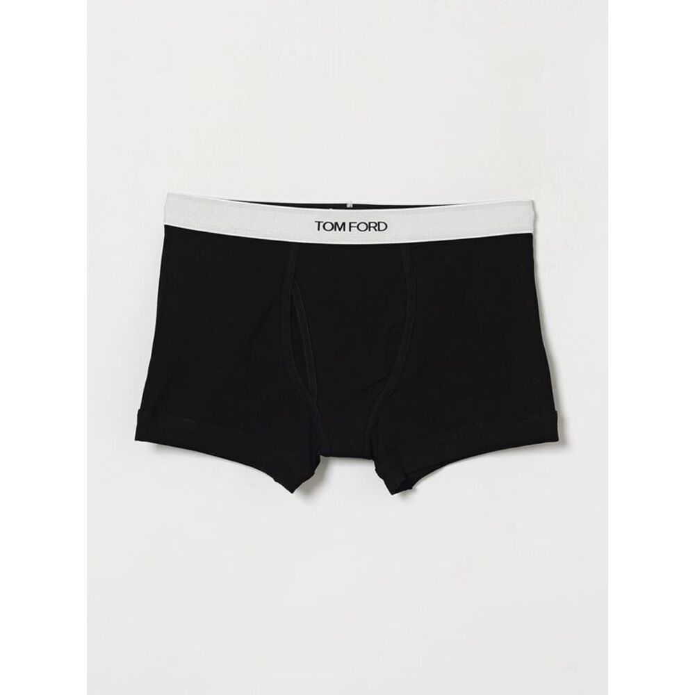 Tom Ford Men Tom Ford Slim Fit Stretch Cotton Boxer Briefs With A Logo Waistband